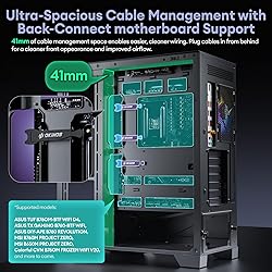 Okinos Aqua 9, ATX PC Case, 5 × 120mm ARGB PWM Fan