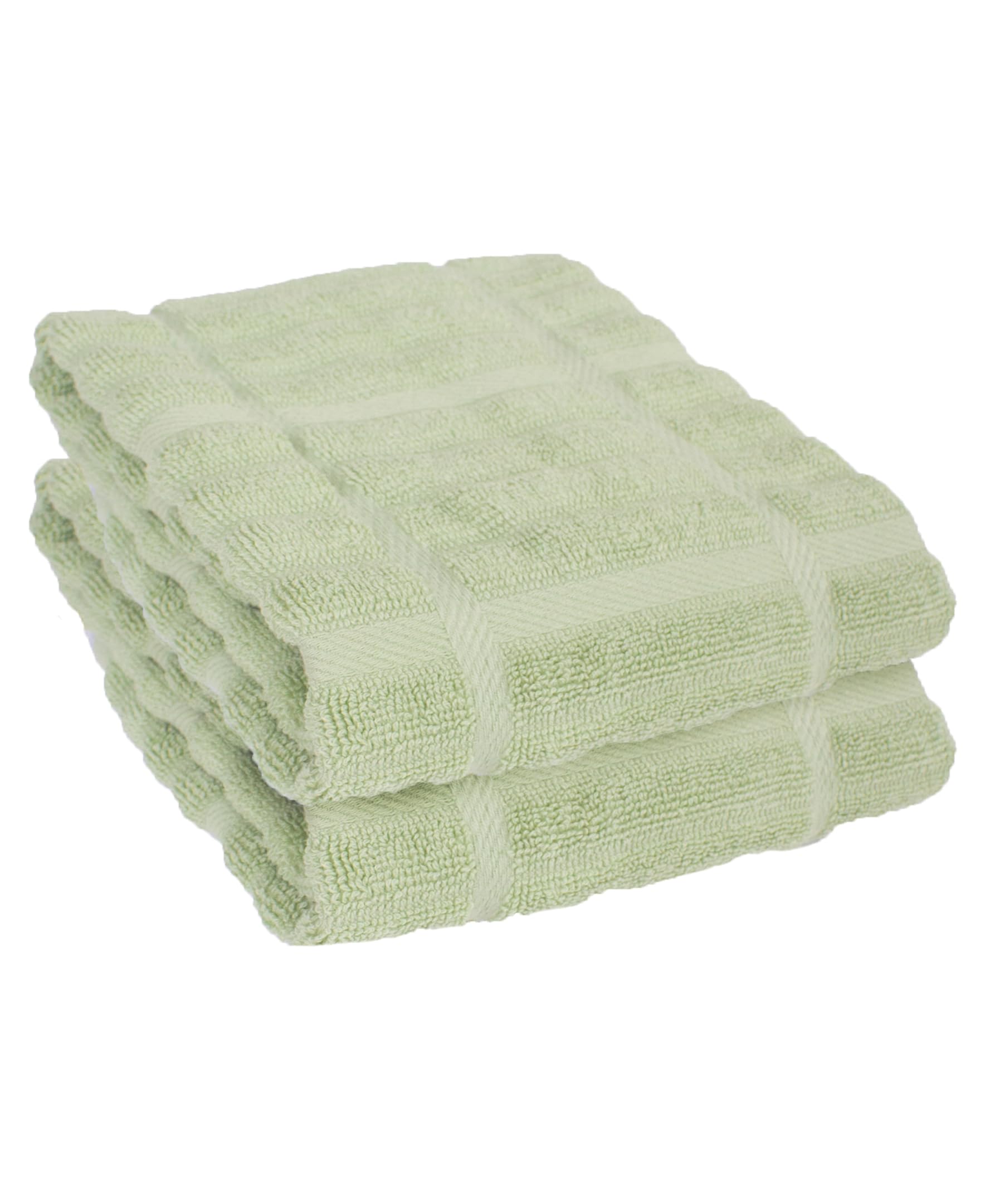 All-Clad Kitchen Towel, Cotton, Fennel, Solid-2 Pack