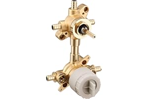 Moen U232XS M-CORE 3-Series Mixing 2 or 3 Function Integrated Transfer Valve with Crimp Ring PEX Connections and Stops, or Un