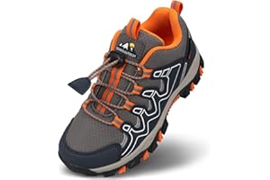 UOVO Boys Girls Kids Sneakers Hiking Running Outdoor Walking Tennis Shoes Waterproof Non Slip Fashion Sneakers(Little/Big Kids