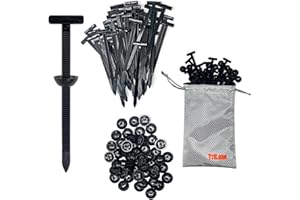 TRILNNO Nylon Universal Cable Tie Buckle,Heavy Duty Self-Locking Black Zip Ties Holder for Indoor and Outdoor Use,cable ties management Tool for Home,Office,Garden, Car Daily Repair (50, T-shaped)