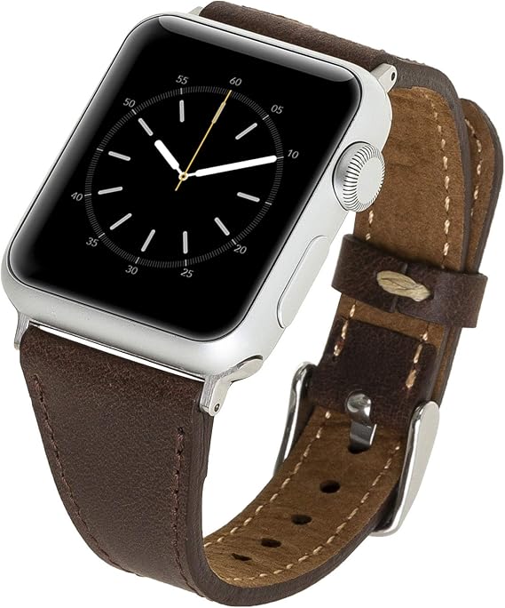 Amazon Com Venito Messina Leather Slim Watch Band Strap