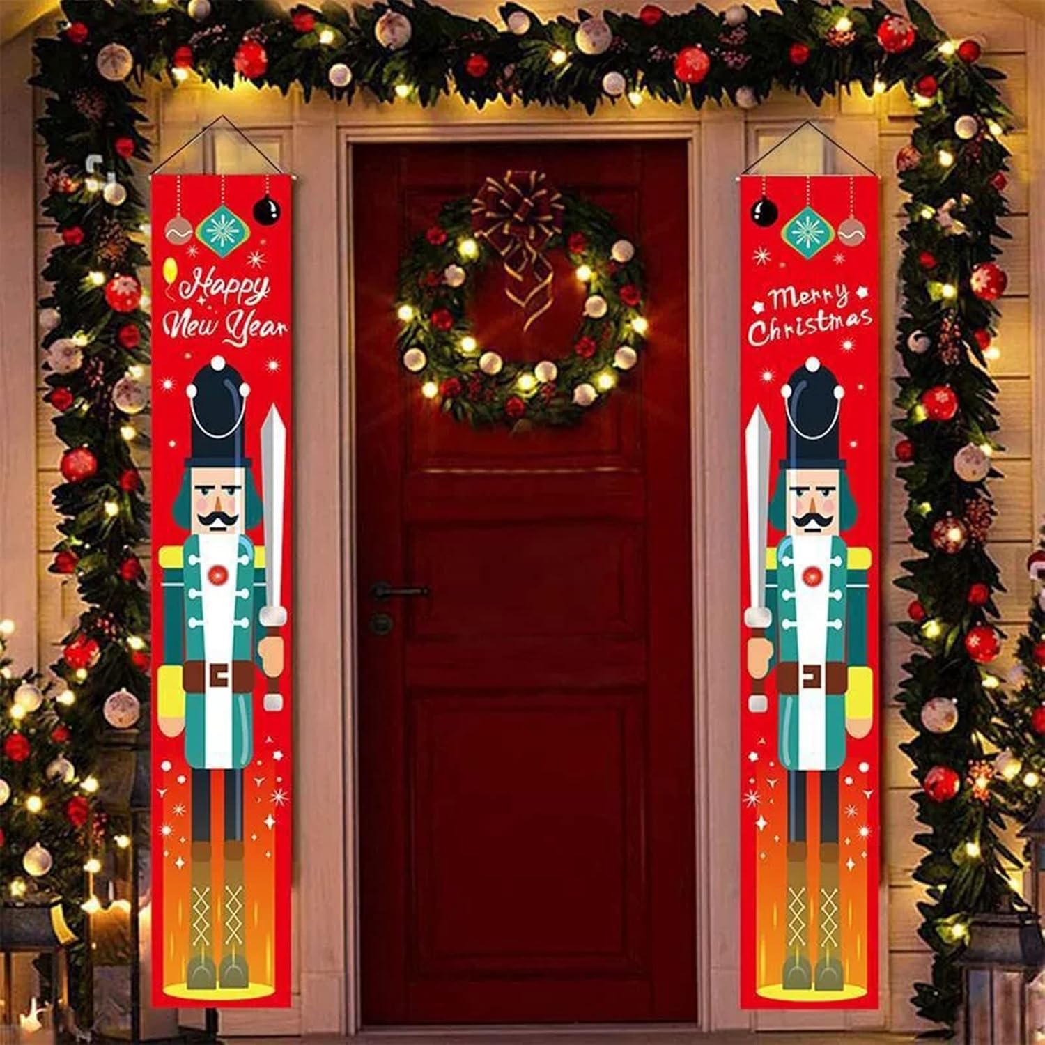 Nutcrackers - Paliater Nutcracker Christmas Banner 74