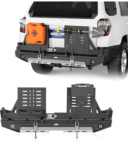 4runner Bumper Bracket Rear Bumper W/Spare Tire Carrier & Fuel Tank ...