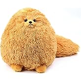 Winsterch Orange Cat Stuffed Animals Plush Cat Toys,Kids Cat Plush Teddy Soft Toy Birthday Gifts for Kids Boys and Girls,Fat Orange Plush Cat Stuffed Animals