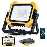 Portable LED Work Solar Light, 12000mAh 10000LM