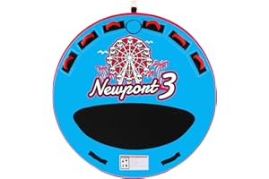 Swonder Towable Tubes for Boating, 65’’ & 75’’ Boat Tubes and Towables - Newport Classic Round Inflatable Tubes for Boats to Pull