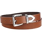 Levi's womens Slim Casual Western Style Leather Jean Belt With Metal Tip – Regular & Plus Sizes