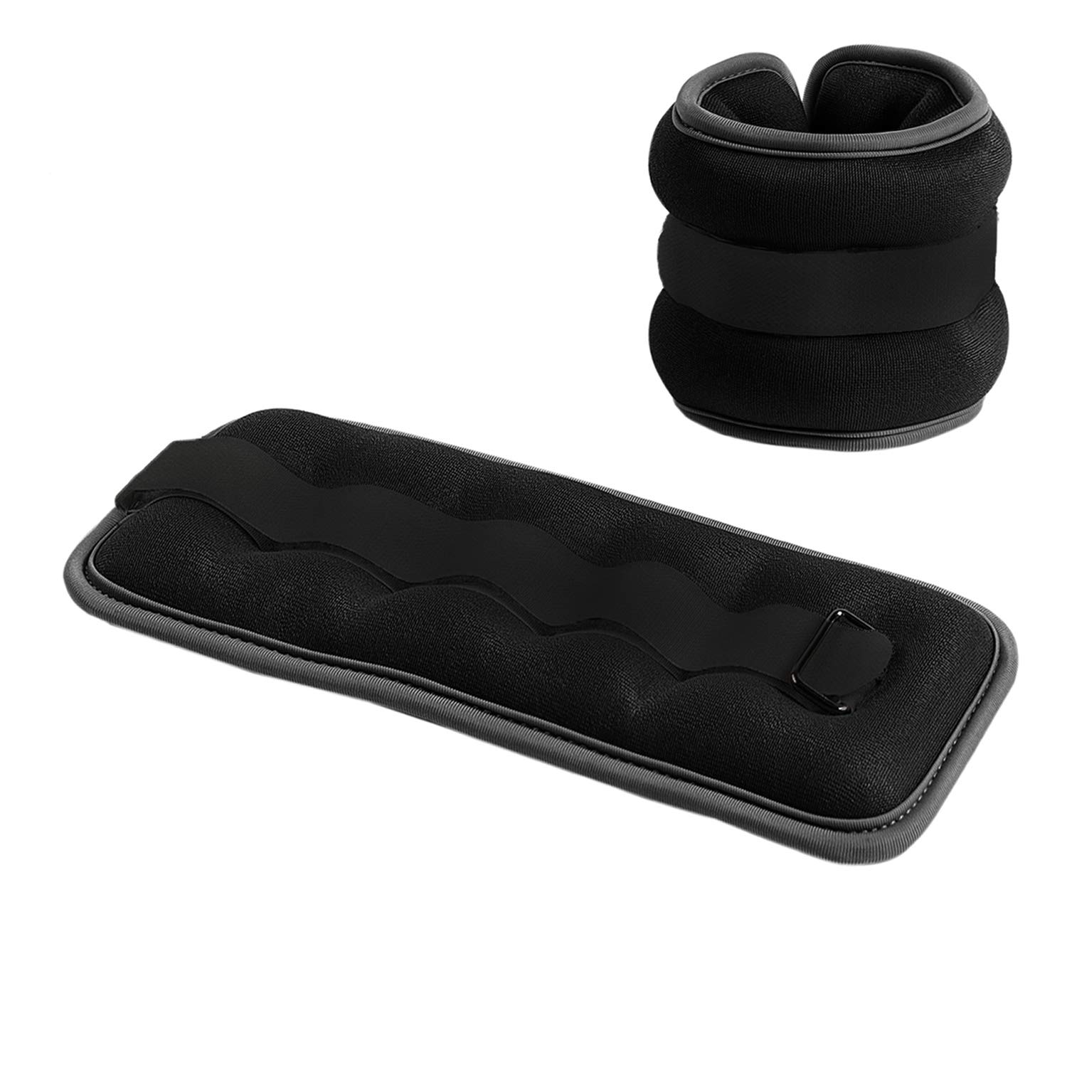 Vaupan Ankle/Wrist Weights, Small Leg Arm Hand Cuff Weights for Women Kids, Exercise Equipment with Adjustable Straps for Fitness Gym Dancing Walking Jogging Gymnastics Aerobics (1 Pair, 1lb 2lb)