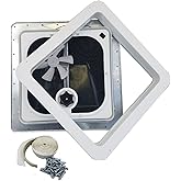 Ventline RV Roof Vent Smoke w/ 12 Volt Fan, Putty &amp; Screws