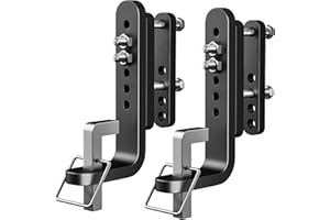 AUDEETO 2 PCS Heavy Duty Trailer Sway Control Bracket for Equalizer Hitch Weight Distribution System,Replace Part#95-01-5600, for 6K-14K Lbs Rated Hitch,Fit 3",4",5",6" Trailer Frame