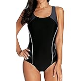 beautyin Women One Piece Athletic Lap Swimming Competition Racing Swimsuit