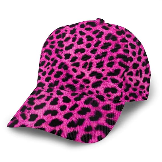 Buy Baseball Cap Pink Leopard Print Print Dad Caps Classic Fashion