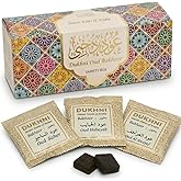 Oud Bakhoor Variety Box by Dukhni| Luxurious Agarwood Incense, Muslim Gifts | 30 Assorted pc Oud Bakhoor Incense | Long Lasting Bakoor Arabic Incense For Prayer, Meditation| Islamic Gifts for Men &amp; women