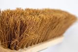 Newman and Cole 12in Wooden Broom Head with Soft Coco Bristle Replacement view 4