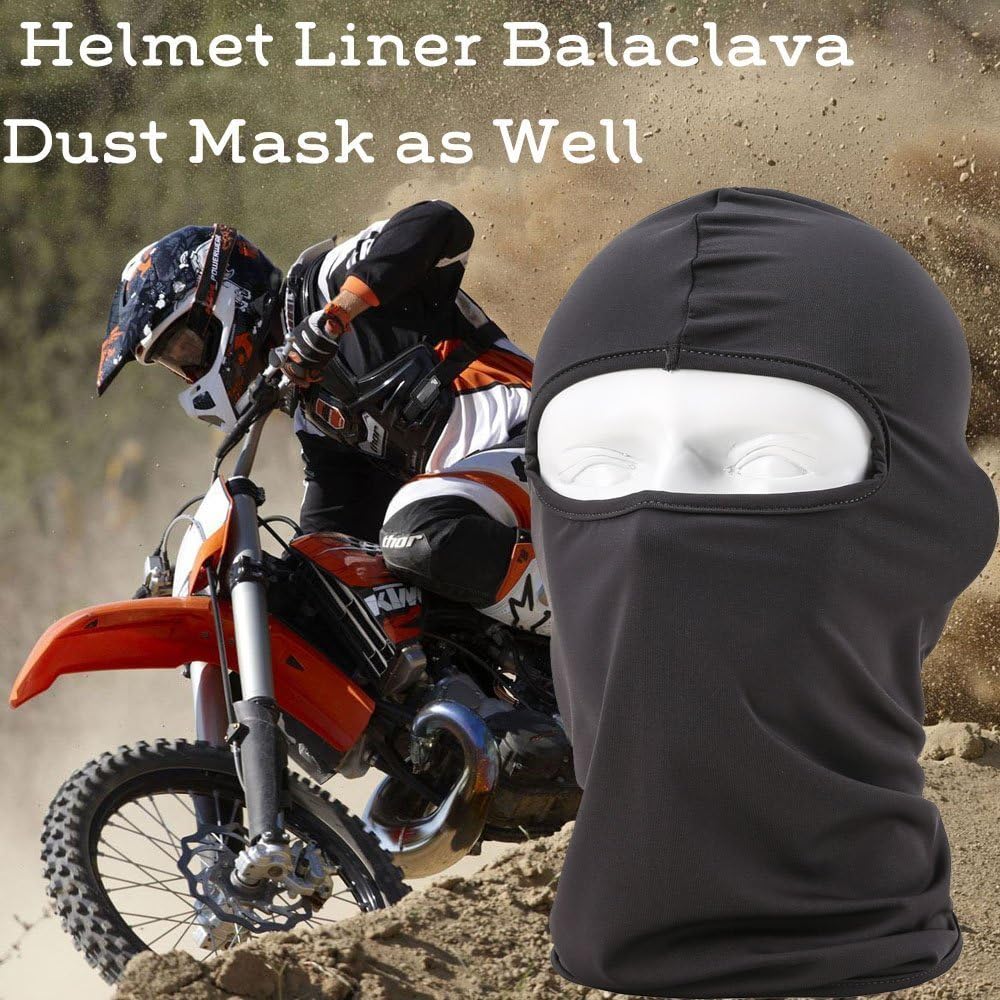 falapala Balaclava Tactical Face Mask Hood Neck Gaiter 1 Pack (Black) at  Men’s Clothing store