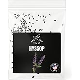 SproutMe Hyssop 150+ Seeds for Planting, Non-GMO Heirloom Herbal Tea Herb | Pollinator Garden, Aromatic Leaves, Blue Flowers, Container &amp; Home Garden (Hyssopus officinalis)