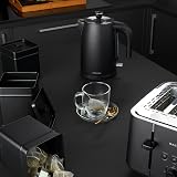 Salter Kuro 1.7L Kettle & 4-Slice Toaster Set Black with Canisters view 8