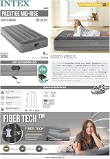 Intex Dura-Beam Prestige Mid-Rise Twin Air Mattress with USB Pump view 9