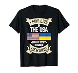 Ukrainian American Flag Love Support Ukrainians