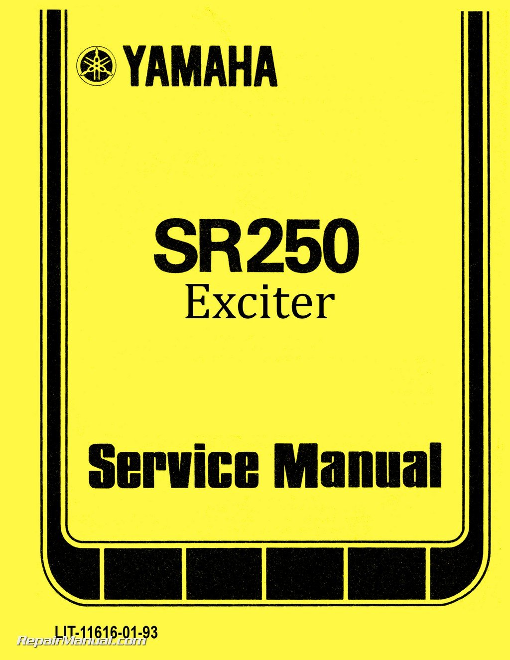 RLIT-11616-01-93 1980-1982 Yamaha SR250 Exciter Motorcycle Service Manual  Paperback – 2004