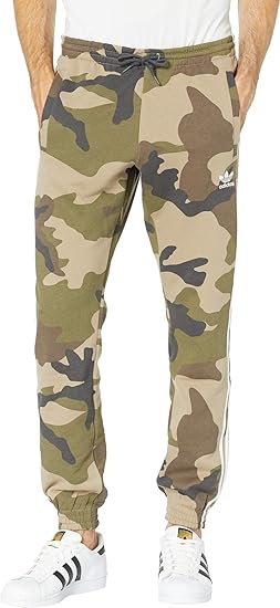 Amazon Adidas Originals メンズ 迷彩フリースパンツ スウェットパンツ 通販