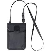 IDOGEAR Tactical ID Card Holder Visual Surface EDC Pouch with Zipper Pocket Badge Holders Credit Card Organizer Holster Neck Lanyard Hanging Hook and Loop Closure Pouches