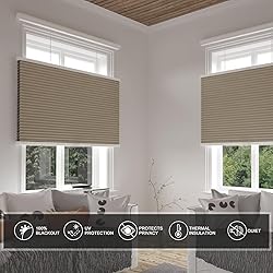 Changshade Blackout Cellular Shades Cordless, Top