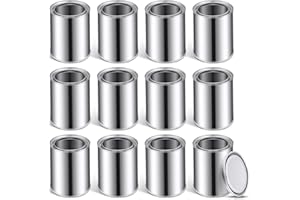 Foaincore 12 Pack Empty Metal Paint Cans with Lids 1.9 Pint Quart Size Tin Paint Buckets Bulk Paint Storage Containers Unlined Paint Pails for Arts Crafts DIY Projects Painting Garage(Silver)