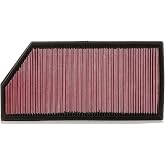 K&amp;N High-Flow Original Lifetime Engine Air Filter: Washable, 33-3068 | Fits Select 2016-2020 MERCEDES BENZ (GLE450, AMG, GT 43, C180d, C200d, C220d, C300d, CLS300d, 400d) (See Product Description)