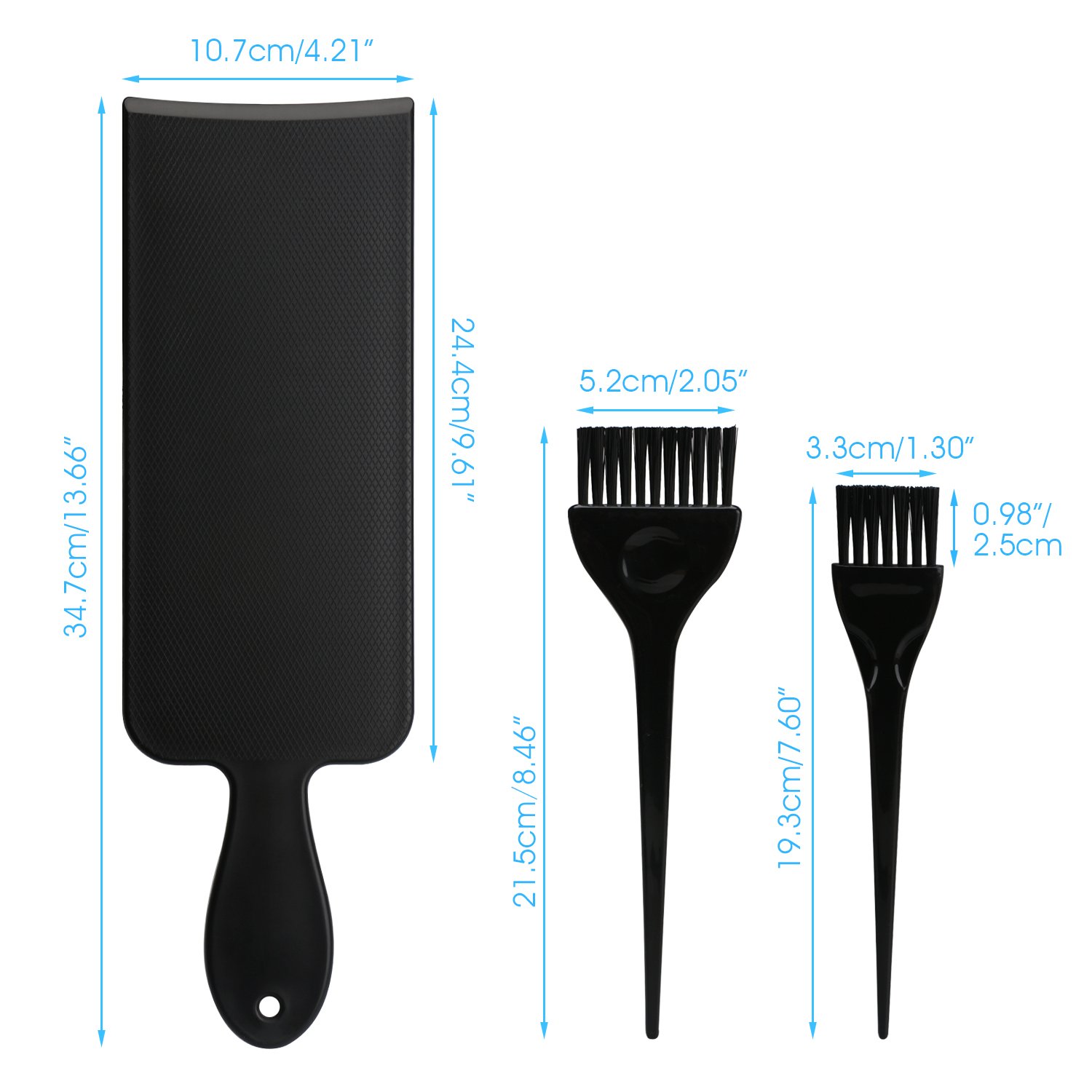 Balayage Highlighting Board and Brush Kit, Hair Coloring Set for Hair Dye Hair Color, Professional Highlights Paddle Tools for Ombre Hair Dye for Home and Salon Uses : Beauty