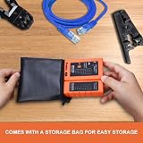 Preciva Network Cable Tester Ethernet RJ45 RJ11 Cat5/Cat6 Test Tool USB/Battery view 7