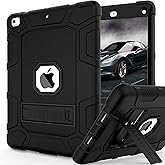 iPad Mini 5 Case, iPad Mini 4 Case, Hybrid Three Layer Armor Shockproof Rugged Drop Protection Cover Case Built with Kickstand for iPad Mini 4/5 7.9 Inch