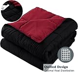 HIG 3 Pieces Black Reversible Duvet King 240 x 220cm OEKO-TEX 10.5 Tog view 6