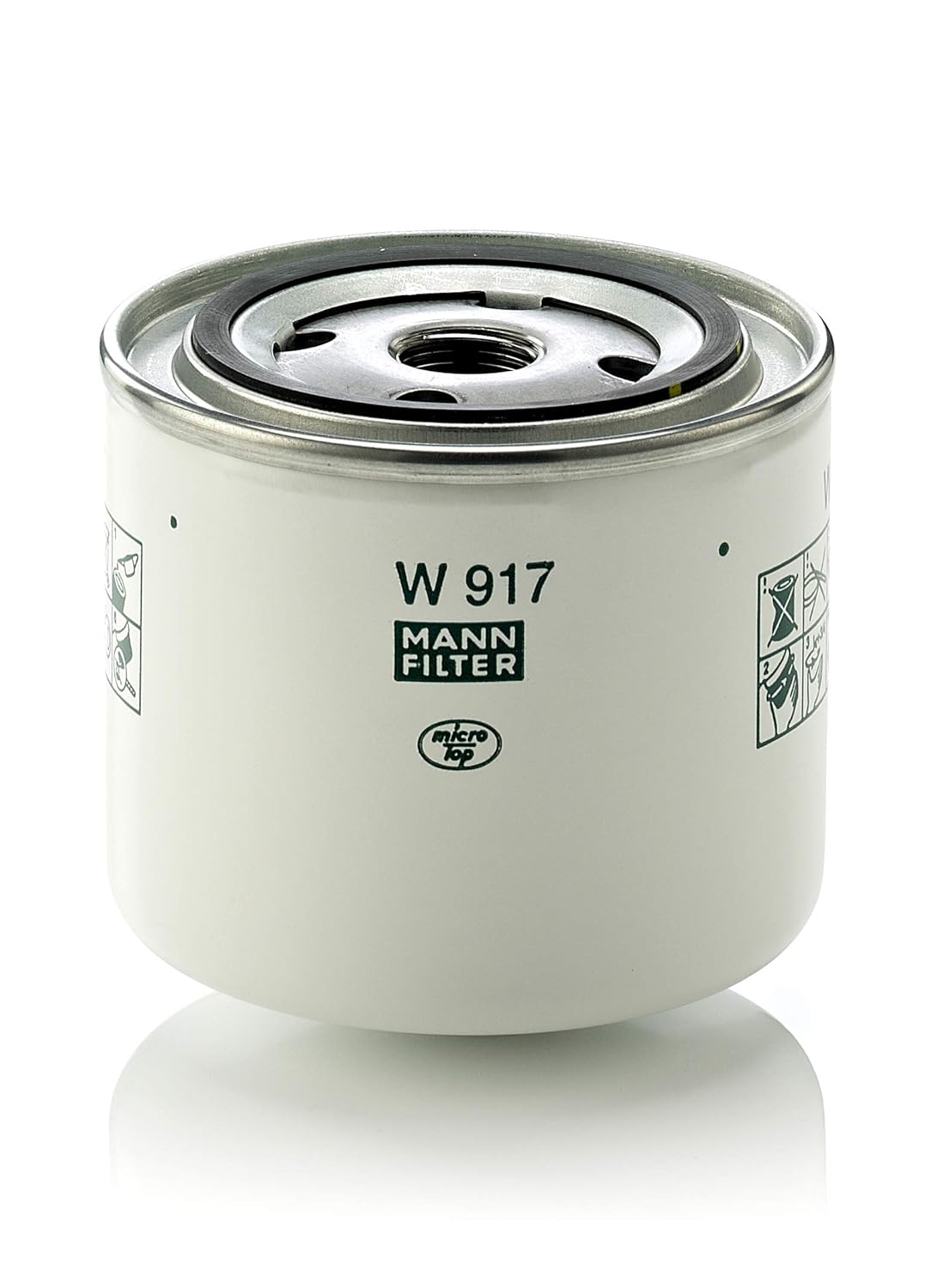 Mann Filter W 917 Original Oil Filter, Hydraulic Filter Suitable for