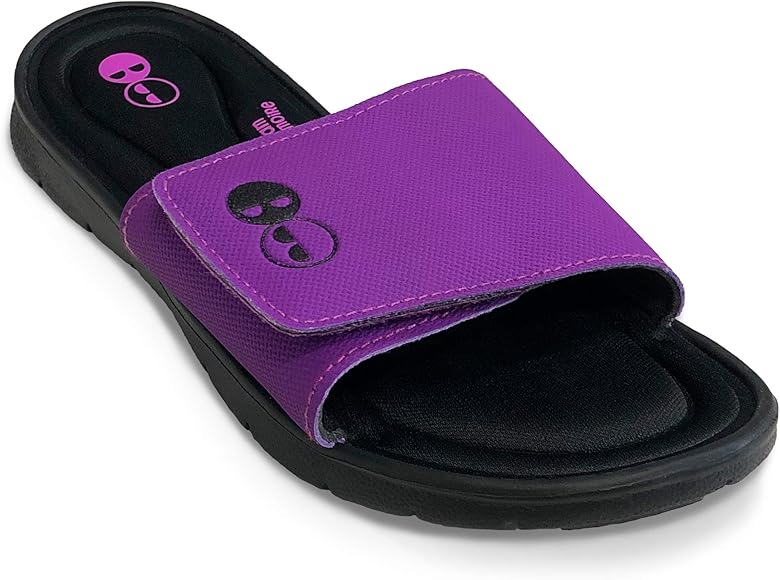 black memory foam sandals