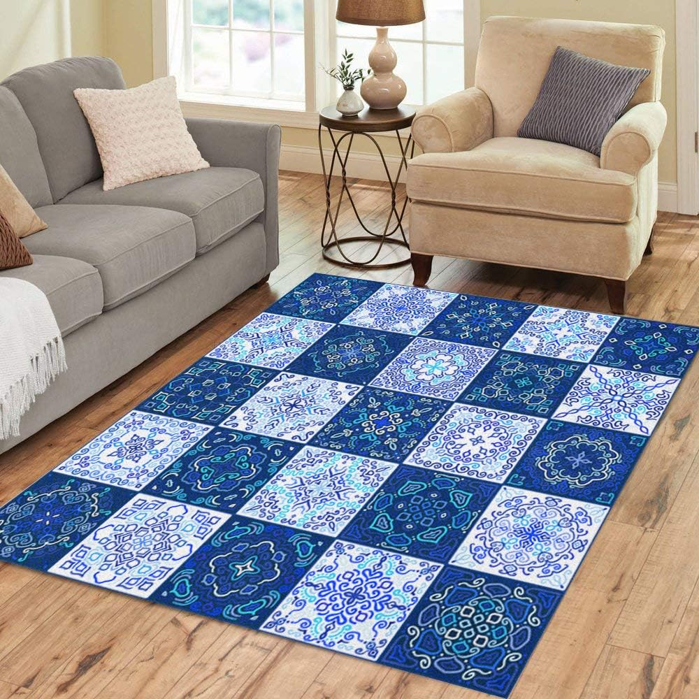Amazon De Semtomn Areal Teppich 60 X 90 Cm 1950er Jahre