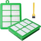 2 Pack H12 HEPA Filters Compatible with Electrolux Harmony,Oxygen,Oxygen Ultra,Oxygen 3 Ultra Canister Vacuum Cleaners, EL012