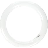 Satco S6501 6500K 22-Watt 4 Pin T9 Circline Lamp, Daylight