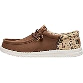 HEYDUDE Men's Wally Funk Wild Western Slip On Shoe | Cactus Print Casual Loafer, Lightweight, Easy On