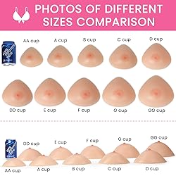 Vollence B Cup Triangle Silicone Breast Forms Fake