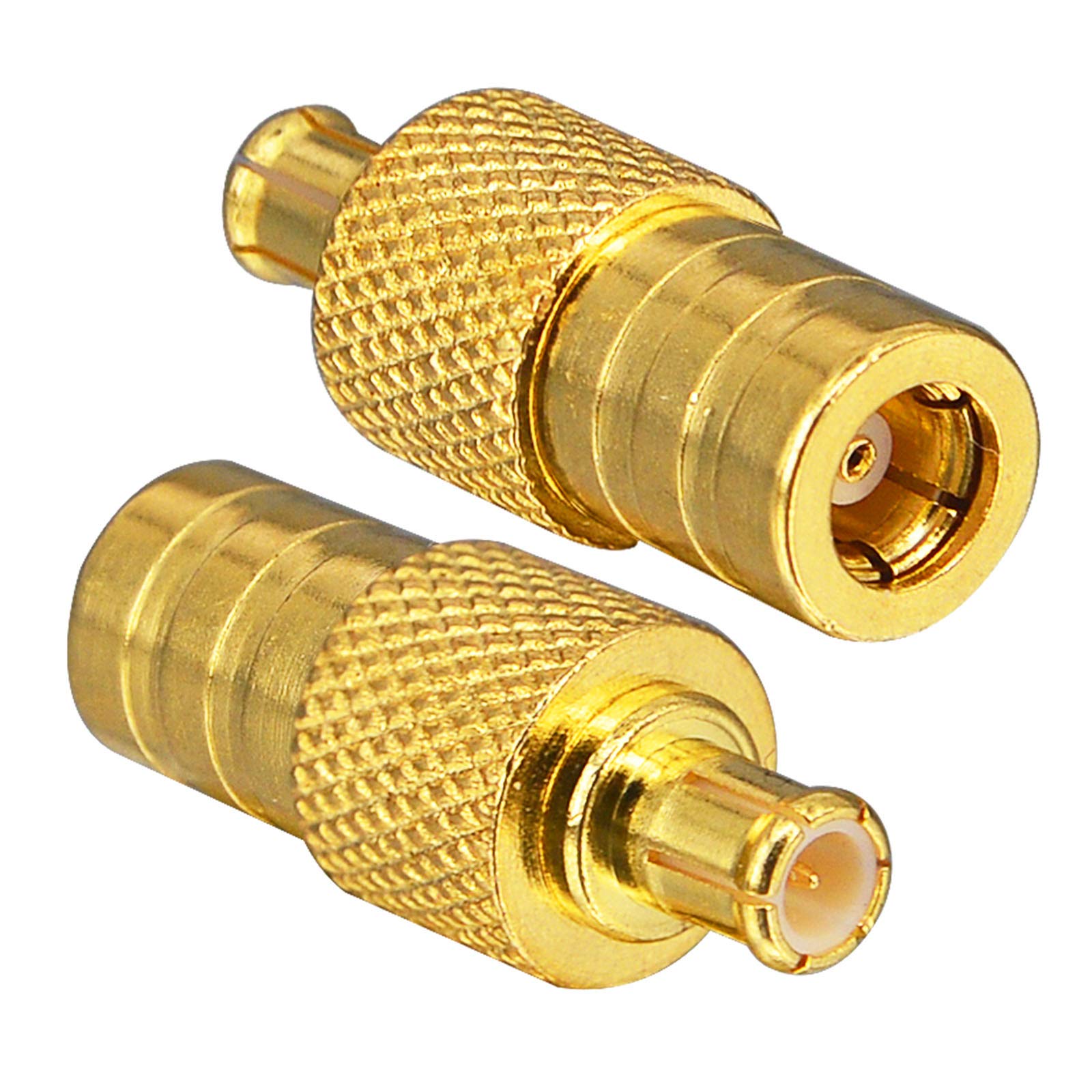 YILIANDUO DAB Aerial Adapter SMB Female to MCX Male Straight Connectors for DAB Radio Antenna RF Cable Car Radio Aerial Extension Pack of 2