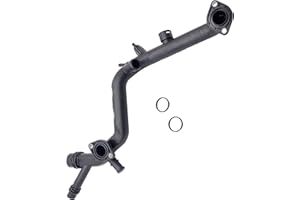 OKAY MOTOR Cylinder Head Coolant Pipe for 2006-2008 Audi A4 Quattro 2006-2011 A6 Avant Cabriolet 3.2L 06E-121-045-R 06E-121-045-E