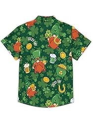 Hawaiian Shirts for Men St. Patrick's Day Summer