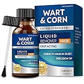uikeaft Fast-Acting Wart Remover for Feet: Salicylic Acid Wart Remover Treatment - Maximum Strength Liquid for Plantar Wart Corn Removal Men and Women