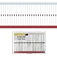 ALLECIN 150Pcs 1N4148 IN4148 Diode 200mA 100V 4148 Schottky Switching Diodes 200ma 100v Dioden DO-35 Package