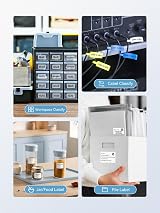NIIMBOT B1 Label Maker Bluetooth Portable 20-50mm Tape Roll Blue view 3