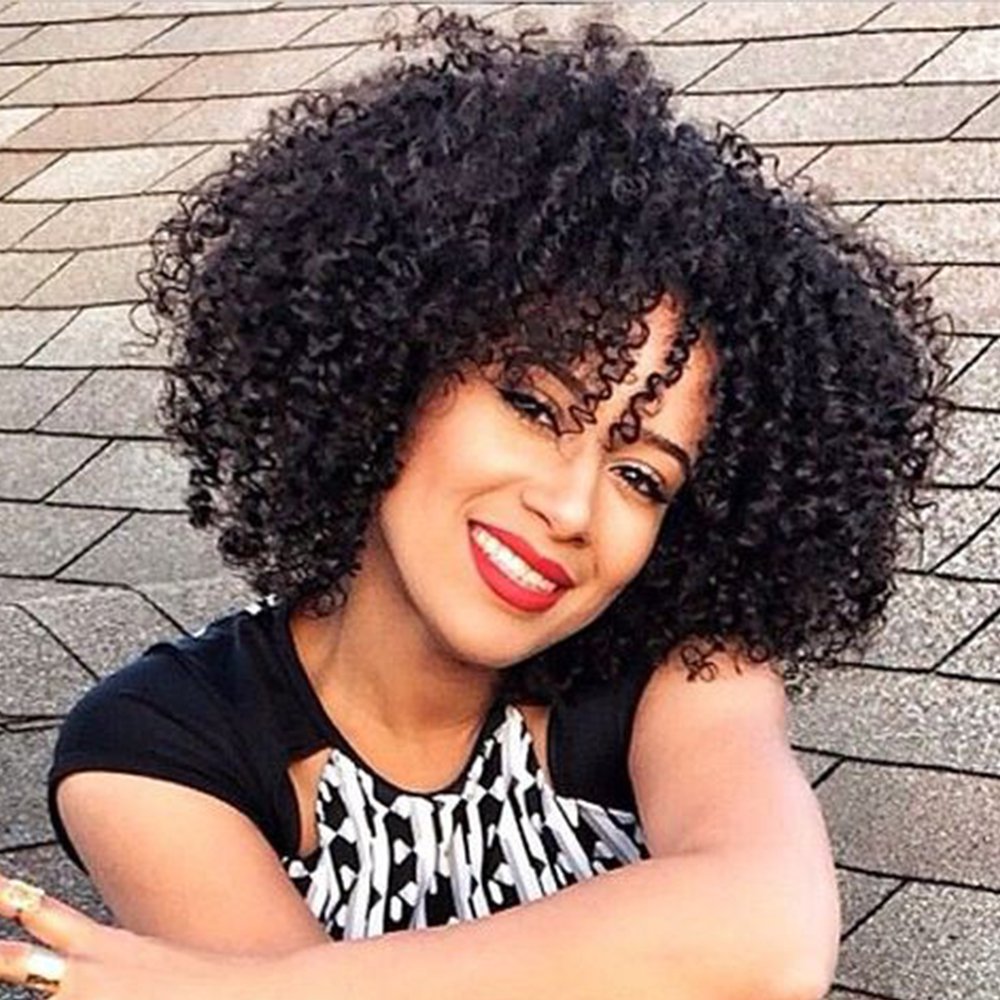 Amazon Com 8a Mongolian Kinky Curly Hair 3 4 Bundles Bohemian