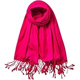 TUSHUSTY Pashmina Feel Shawl Wraps for Women Evening Dresses and Wedding Cover Up Formal Soft Silky Rave Scarf Elegant