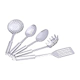 Amazon Basics Stainless Steel 5-Piece Cooking Utensil Set